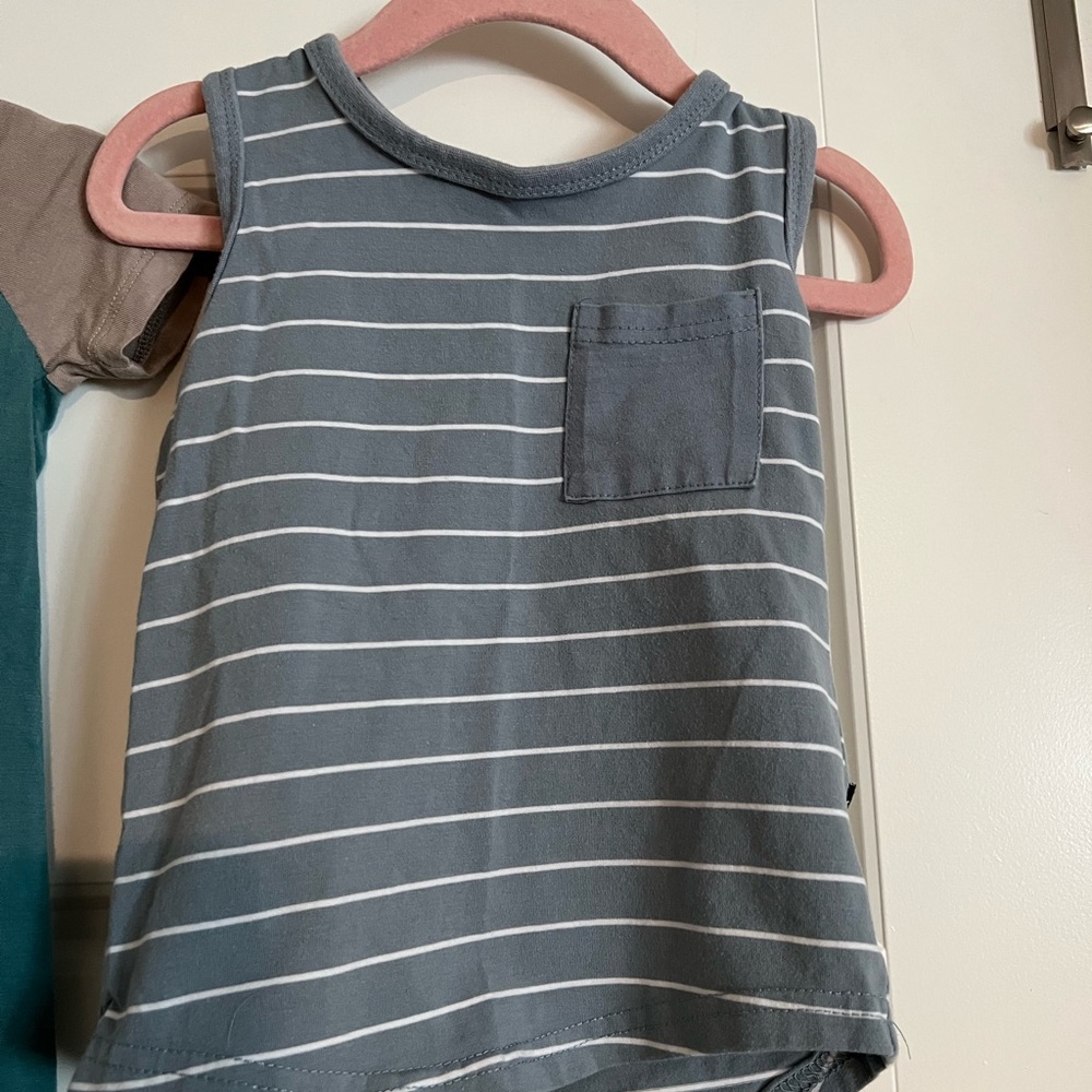 $13 ADD ON Little Bipsy shirt tee Tank Top 18-24 childhoods boy cotton on Zara